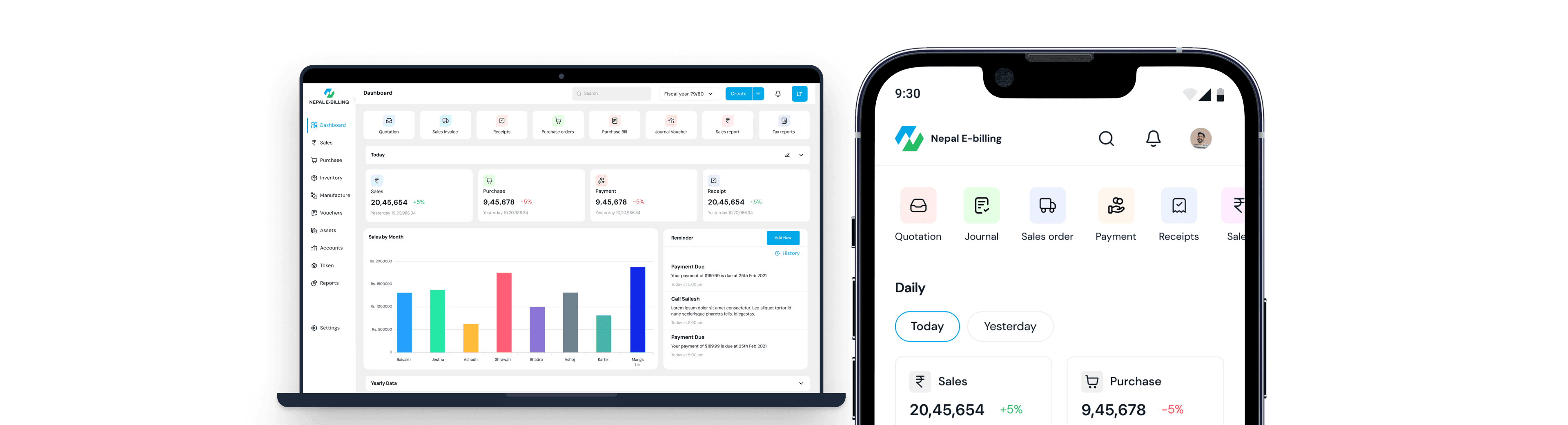 VAT Reports in Nepal E-Billing for Sales, Purchase and Monthly View