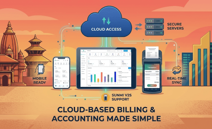 Cloud billing with mobile and SUNMI V2 support
